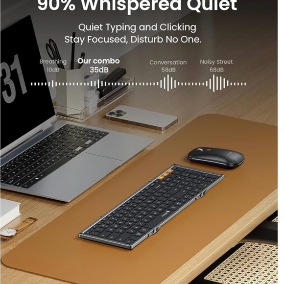 ProtoArc Foldable Keyboard and Mouse. - Picture 4 of 9